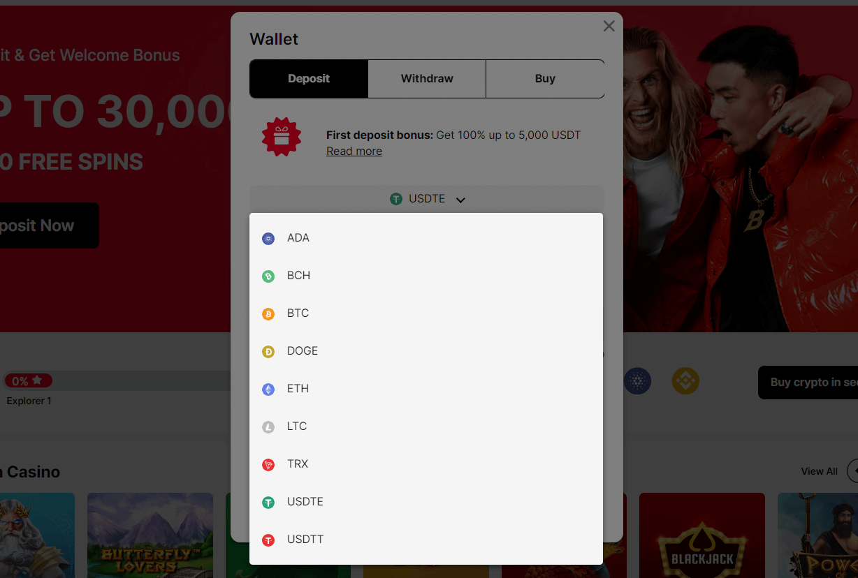 Bombasticin talletussivu