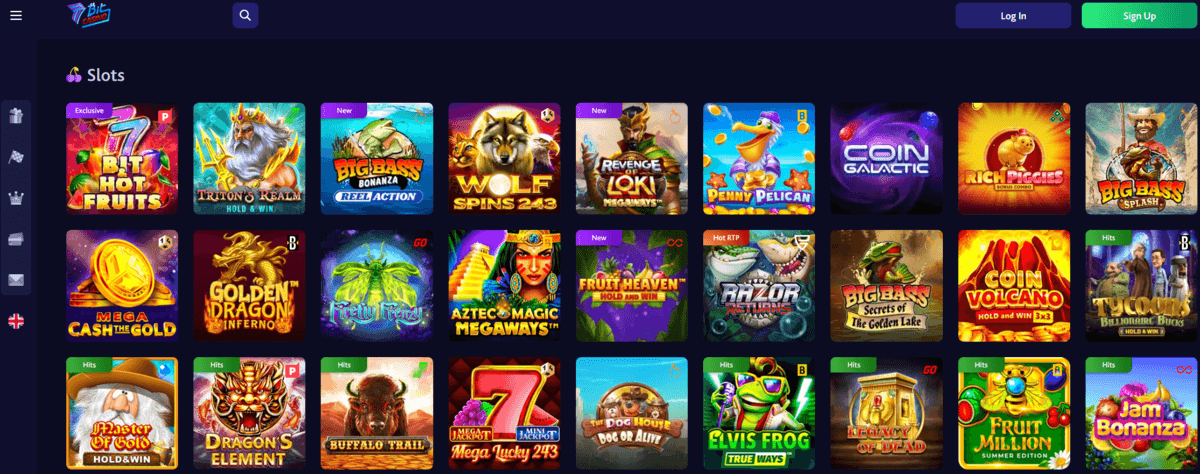7bitcasino Kolikkopelit