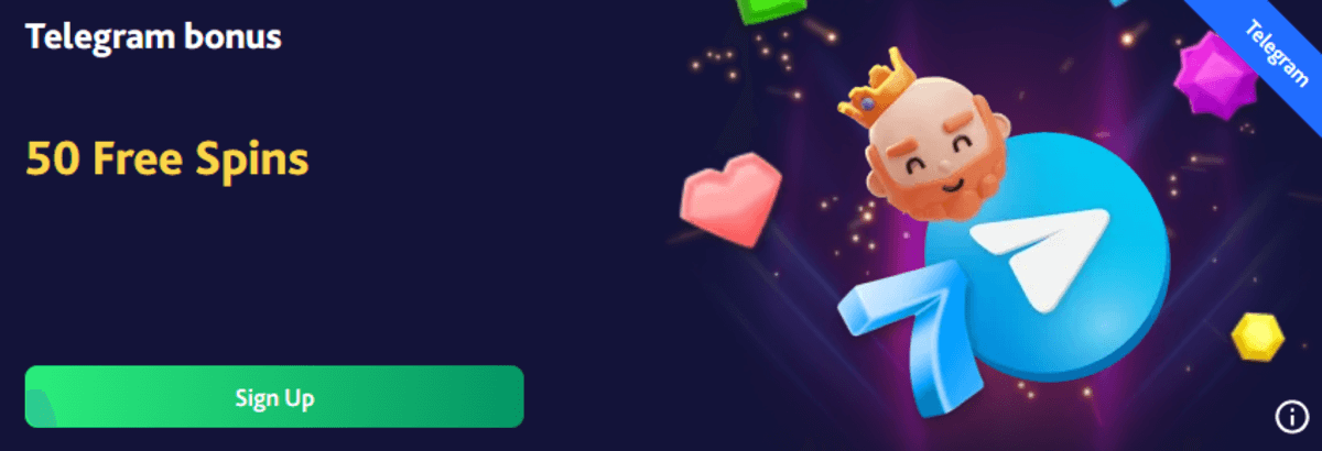 7bitcasino Telegram-bonukset