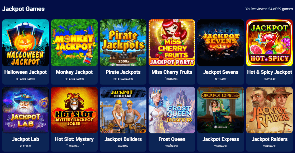 Blizz jättipottikolikkopelit