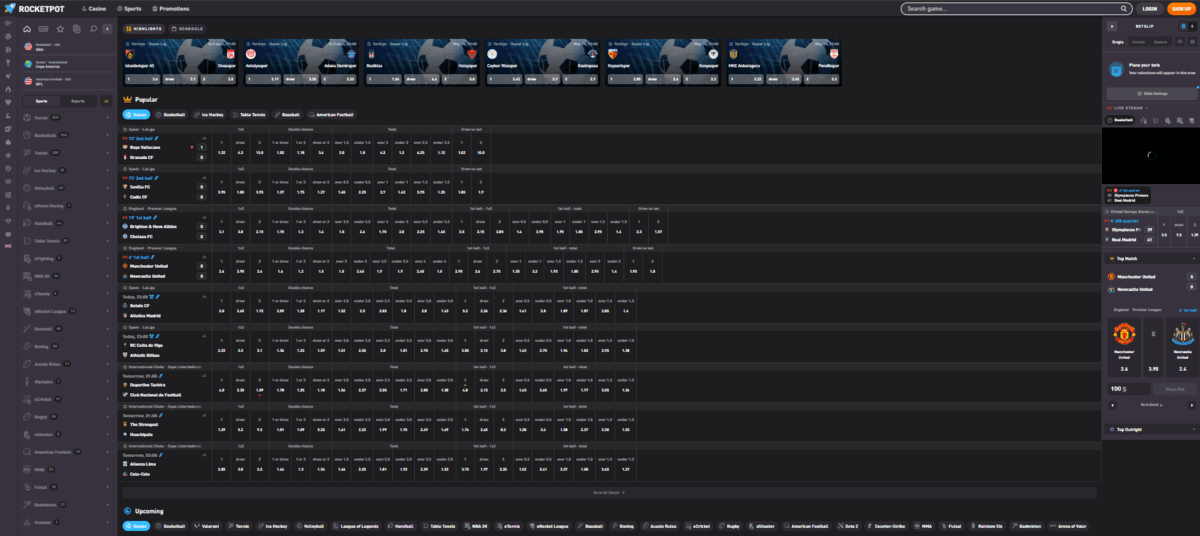 Rocketpot-vedonly&ouml;nti