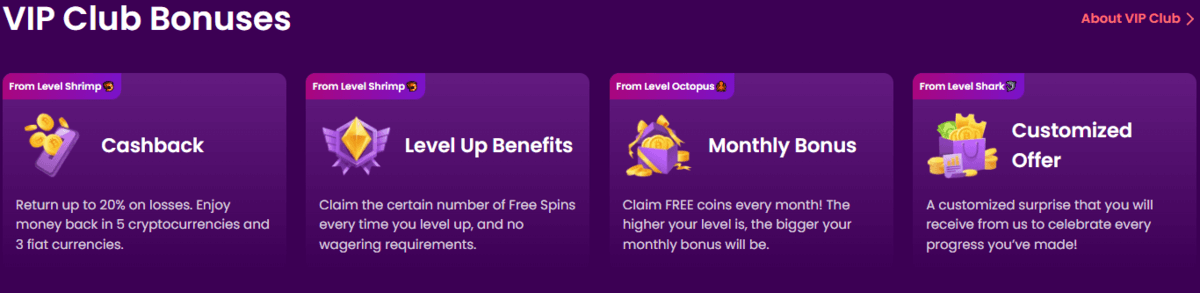 Trustdice Vip Club Bonukset